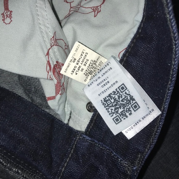 True Religion Skinny Leather Grey Jeans - Picture 5 of 8